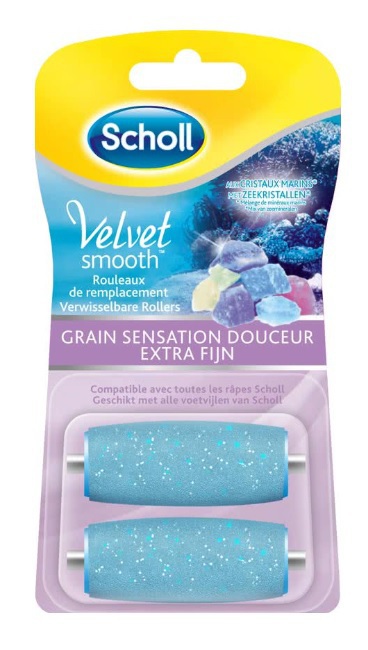 Scholl Velvet smooth verwisselbare roller extra fijns