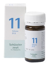 Pfluger Schussler celzout 11 silicea d12 100tab