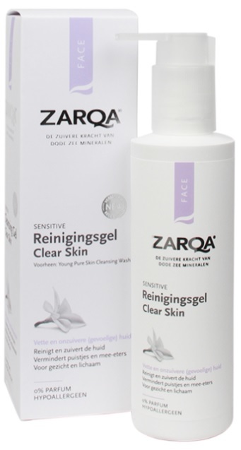 Proberen Augment dood Zarqa Reinigingsgel Clear Skin 200ml | Voordelig online kopen | Drogist.nl