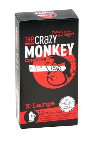 Goedkoopste crazy monkey X-large condooms 12 stuks