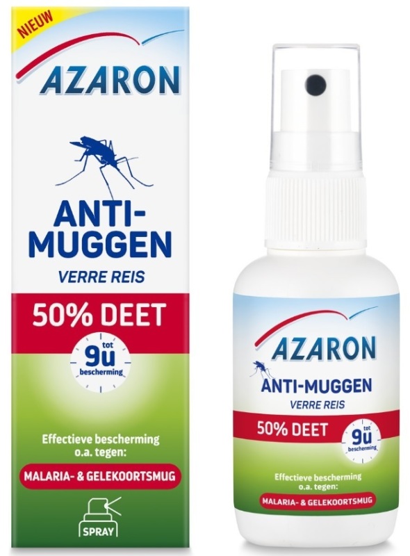 aangrenzend trompet verbergen Azaron Anti-Muggenspray Verre Reis 50% DEET 50ml | Voordelig online kopen |  Drogist.nl