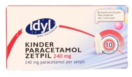 Goedkoopste Idyl Pijnstillers paracetamol zetpil 240mg 10 zetpillen