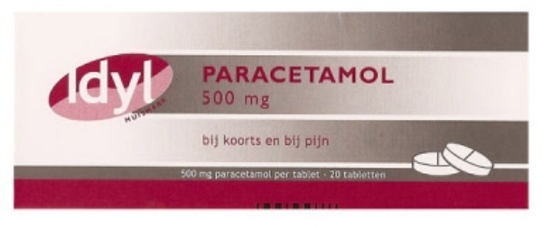 Goedkoopste Idyl Paracetamol 500mg 20 stuks
