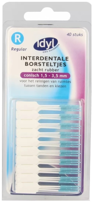 nietig Schijn Pittig Idyl Interdentaal borstel zonder rubber 40st | Voordelig online kopen |  Drogist.nl