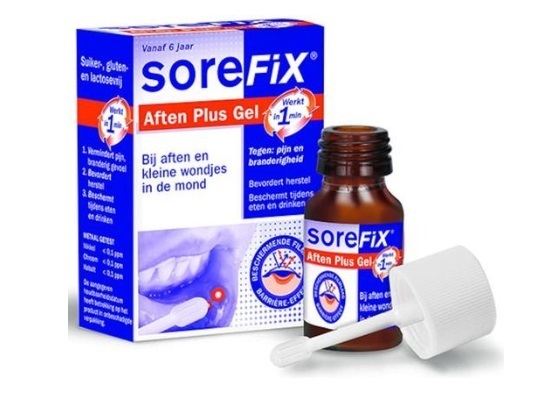 Sorefix Aften plus gel potje 7ml