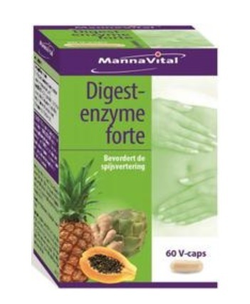 MannaVital Digest enzyme forte 60 Vegetarische Capsules