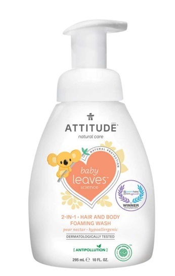 Goedkoopste Attitude Baby leaves 2-in-1 hair & body foaming wash 295ml