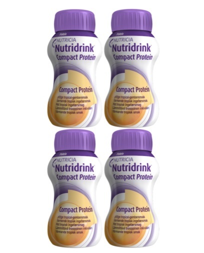 Nutridrink Compact protein pittige tropical gembersm 6 x 125ml