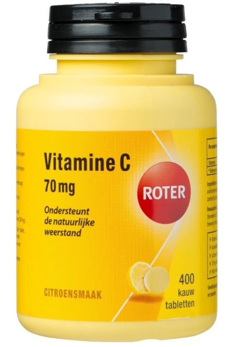 vliegtuig Notitie Buiten Roter Vitamine C 70mg Citroen 400 stuks | Voordelig online kopen |  Drogist.nl