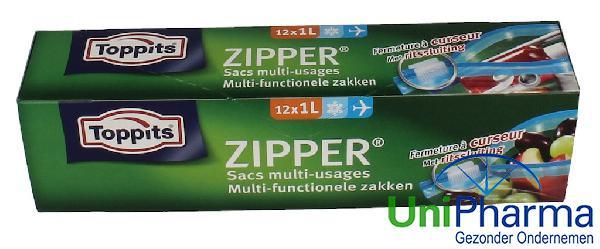 Toppits Zipper 1 liter 12st Voordelig online kopen | Drogist.nl