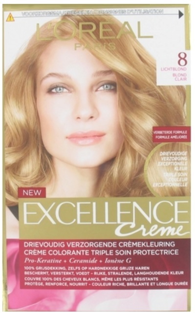 Haarkleuring Kopen? L'Oréal Paris Excellence Crème Lichtblond 8 Drogist.nl