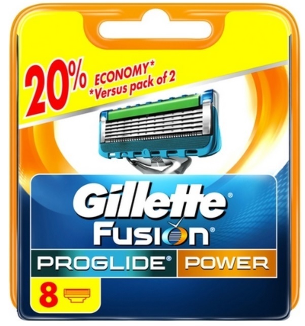 Gillette Scheermesjes fusion5 proglide power 8 stuks
