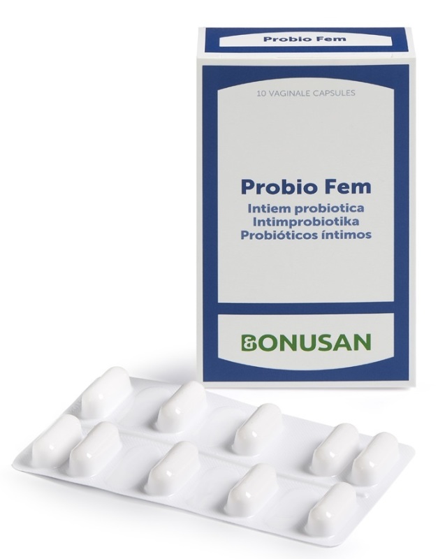 Goedkoopste Bonusan Probio fem capsules 10 vaginale capsules