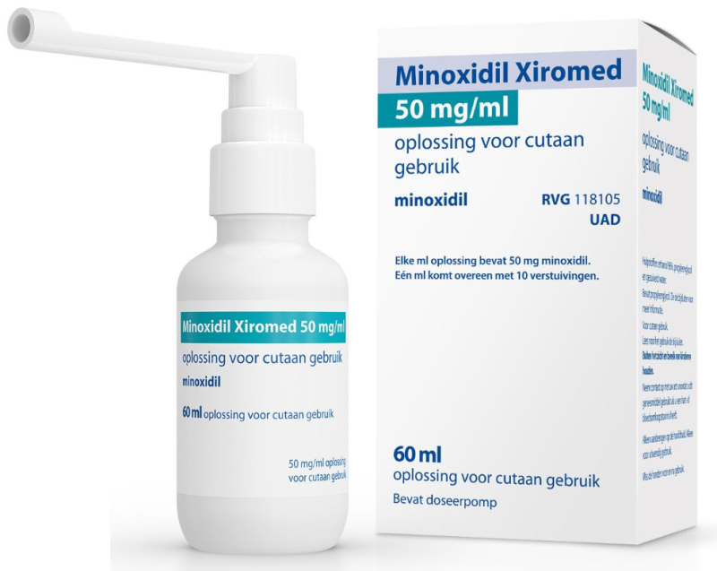 Haaruitval behandelen? Xiromed Minoxidil Drogist.nl