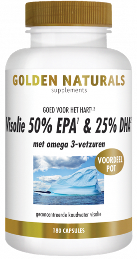 Naturals Visolie 50% EPA DHA 180 softgels capsules | Voordelig online kopen | Drogist.nl