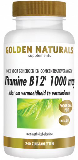 ik lees een boek Spaans Rentmeester Golden Naturals Vitamine B12 1000 mcg vega 240 zuigtabletten | Voordelig  online kopen | Drogist.nl