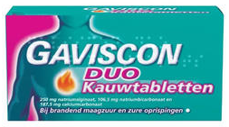 Goedkoopste Gaviscon Duo tabletten 48 kauwtabletten