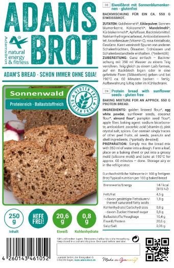 Goedkoopste adams Brot broodmix sonnenwald 250 gram