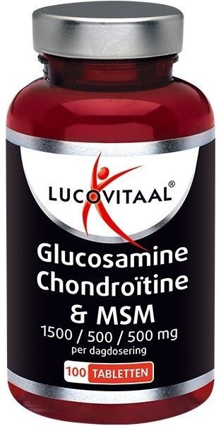 Allergisch Uiterlijk is genoeg Lucovitaal Glucosamine Chondroïtine MSM 100 tabletten | Voordelig online  kopen | Drogist.nl