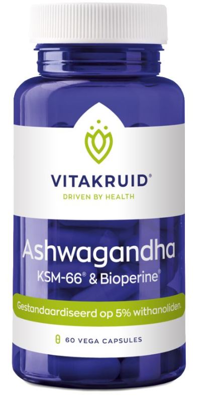 Ashwagandha KSM-66 & bioperine: 60 capsules