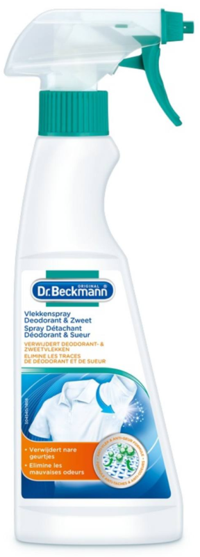 Goedkoopste Beckmann Vlekkenspray deodorant & zweet 250ml