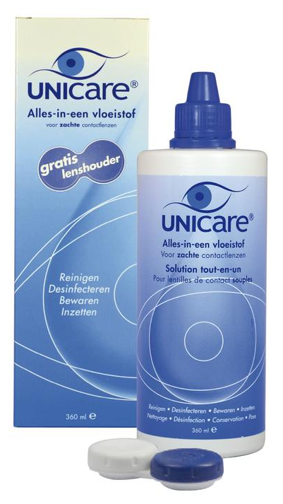Absoluut barsten reservering Unicare Lenzenvloeistof Alles In Een Zachte Lenzen 360ml | Voordelig online  kopen | Drogist.nl
