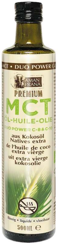 lamp werper mug Aman Prana Premium MCT Olie uit Extra Vierge Kokosolie 500ml | Voordelig  online kopen | Drogist.nl