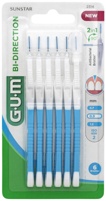 Gum Ragers Bi-Direction 0,9mm 6 stuks Voordelig online kopen | Drogist.nl