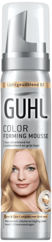 Eenvoud Omhoog waterbestendig Guhl Color Forming Mousse 82 Licht-Goudblond 75ml | Voordelig online kopen  | Drogist.nl