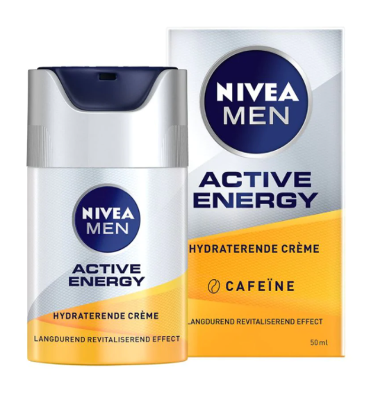 Afdeling Tulpen overeenkomst Nivea Men Active Energy Hydraterende gezichtscrème 50ml | Voordelig online  kopen | Drogist.nl