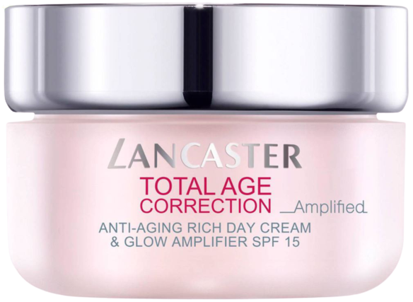 Lancaster Total age correction anti-aging rich day cream & glow amplifier spf15 50ml