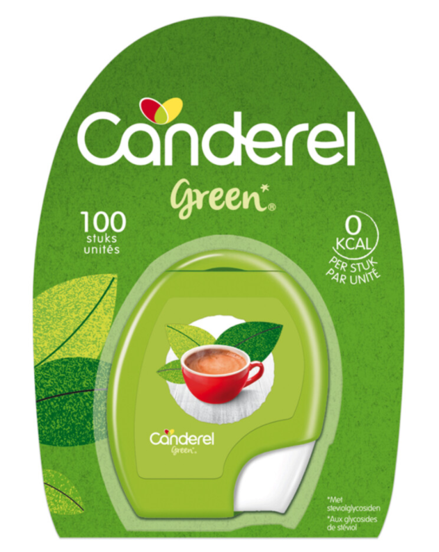 Goedkoopste Canderel Green zoetjes stevia 100 Tabletten