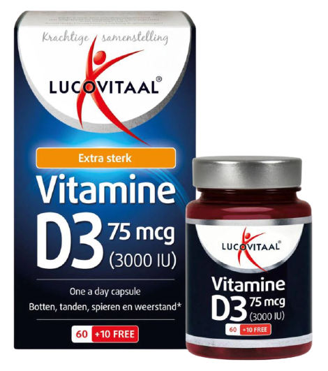 Hen Alsjeblieft kijk Convergeren Lucovitaal Vitamine D3 | Koop je voordelig online | Drogist.nl