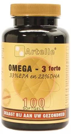 Goedkoopste Artelle Omega 3 forte 1000 mg 100 softgels