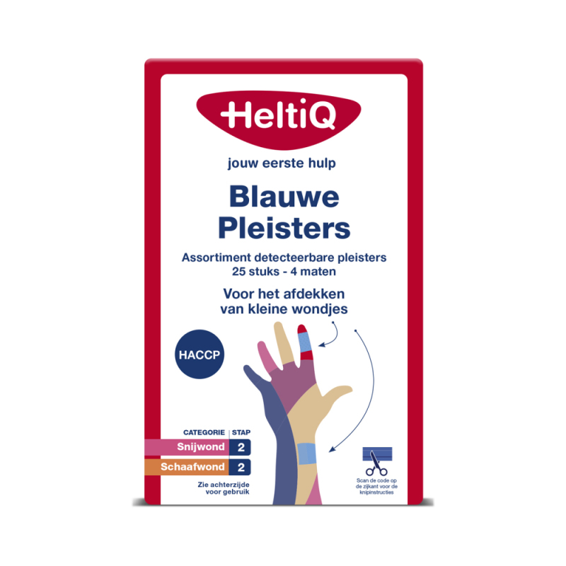 Vroeg Pekkadillo Reciteren Heltiq Detecteerbare pleisters blauw 26st | Voordelig online kopen |  Drogist.nl