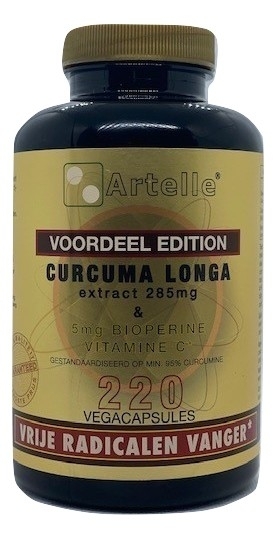 Goedkoopste Artelle Curcuma longa extract 220vc