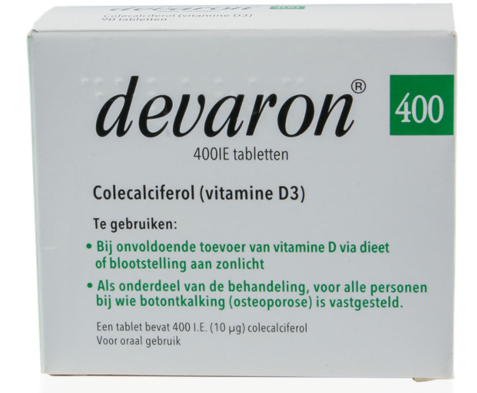 Devaron 400IU 500 Tabletten Voordelig kopen | Drogist.nl