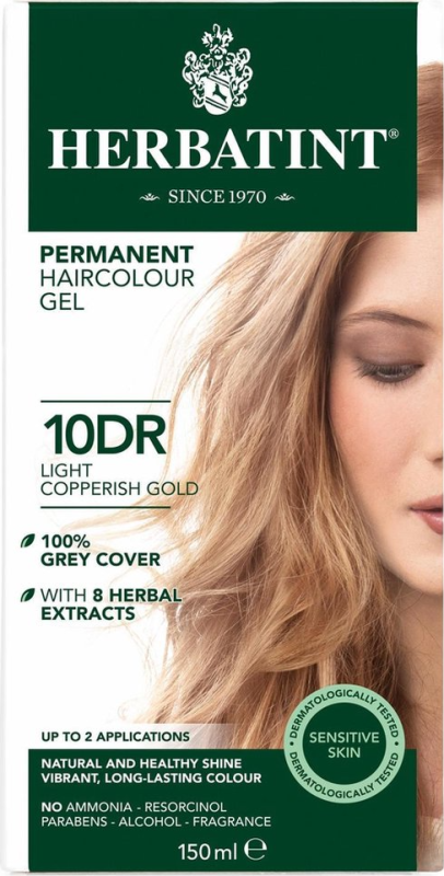 Normalisatie versterking Leia Herbatint Haarverf 10DR Light Copper Gold 150ml | Voordelig online kopen |  Drogist.nl