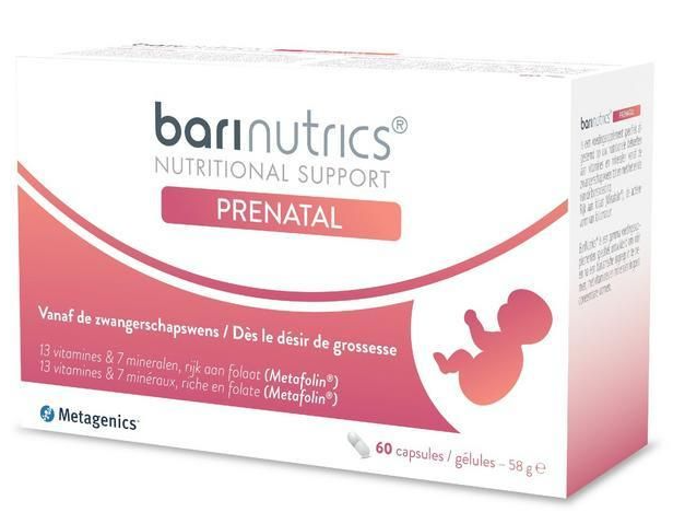 Goedkoopste Barinutrics Prenatal nf 60 capsules