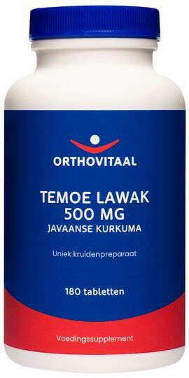 Orthovitaal Temoe lawak 500 mg 180tb