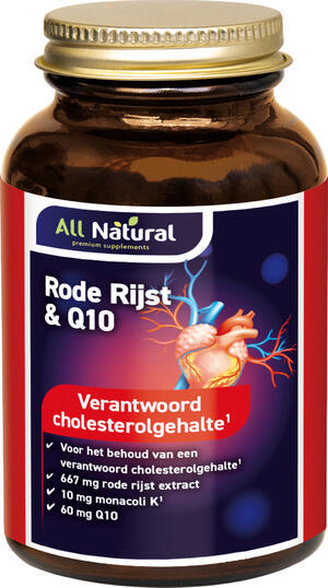 Goedkoopste All Natural Rode rijst 60mg 90cp