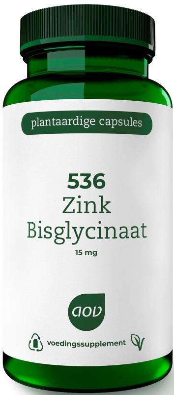 Goedkoopste AOV 536 zink bisglycinaat (15 mg) 120 120vcp