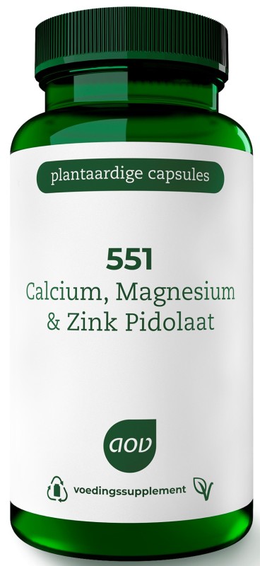 Goedkoopste AOV 551 calcium, magnesium & zink pidolaat 90 90vcp