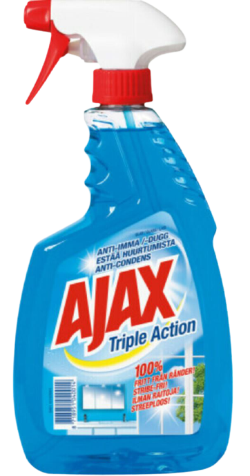 Goedkoopste Ajax Spray triple action glasreiniger 750ml