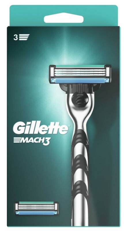 Gillette Scheersysteem mach3 houder + mesje