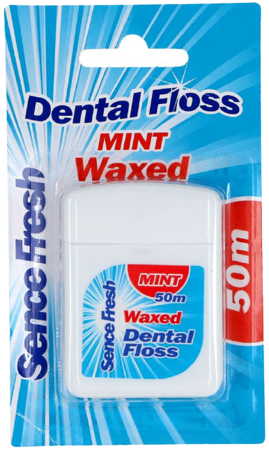 Sencefresh Dental floss mint waxed