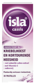 Isla Moos Keelpastilles cassis 30 stuks