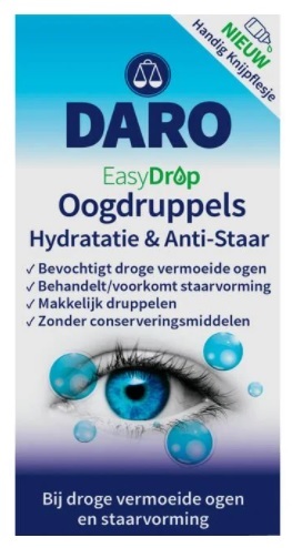 Goedkoopste Daro Oogdruppels hydratatie & anti staar 10ml