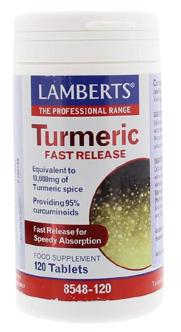 Goedkoopste Lamberts Curcuma fast release (turmeric) 120tb