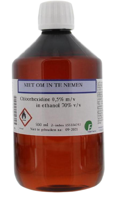 afschaffen Ooit oogsten Orphi Chloorhexidine 0.5% In Alcohol 70% 500ml | Voordelig online kopen |  Drogist.nl